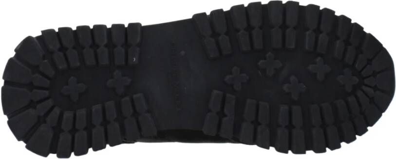 Philippe Model Zwarte leren sneakers met logo detail