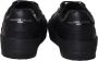 Philippe Model Zwarte leren sneakers met geperforeerde neus Black Heren - Thumbnail 7