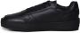 Philippe Model Zwarte leren sneakers met geperforeerde neus Black Heren - Thumbnail 8