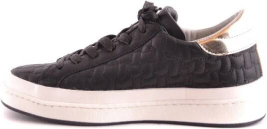 Philippe Model Zwarte leren sneakers voor vrouwen