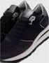Philippe Model Zwarte Mondial Lage Sneaker met Zilveren Leren Hielkap Black Dames - Thumbnail 10