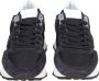 Philippe Model Zwarte Nylon en Suède Sneakers Black Heren - Thumbnail 2
