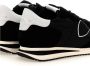 Philippe Model Zwarte suède herensneakers met tweekleurige zool Black Heren - Thumbnail 14