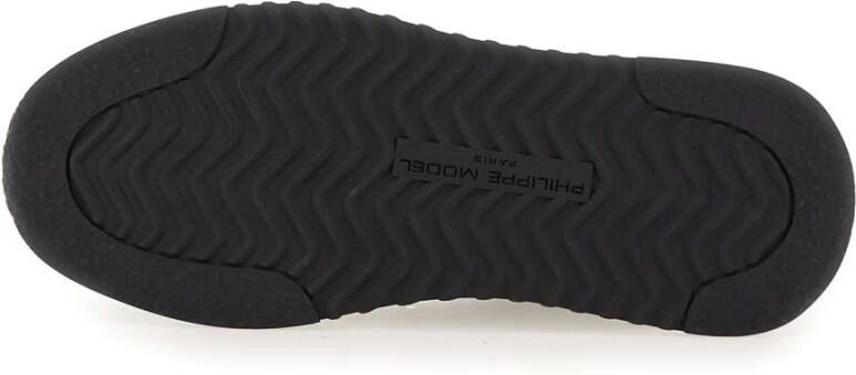 Philippe Model Zwarte Sneakers Parijse Stijl Black Heren
