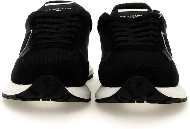 Philippe Model Zwarte Sneakers van Paris Black Heren