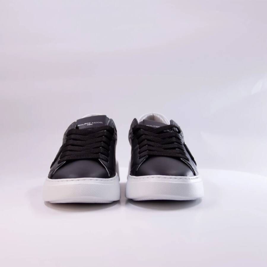 Philippe Model Zwarte Sneakers Black Dames