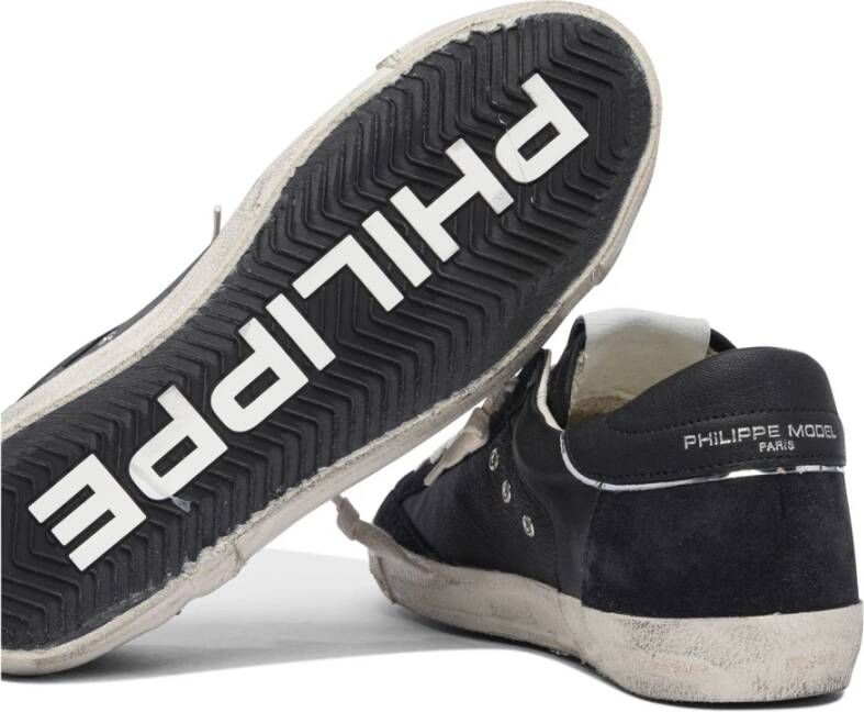 Philippe Model Zwarte Sneakers voor Mannen Stijlvol Ontwerp