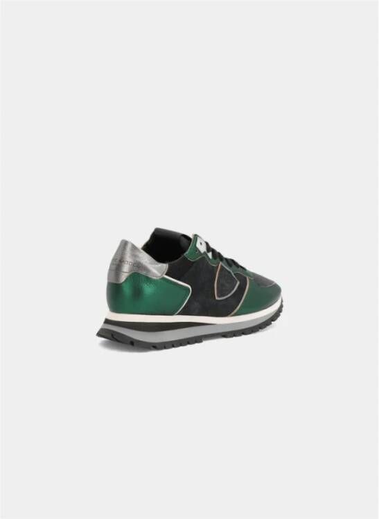 Philippe Model Zwarte Trpx Lage Top Sneakers