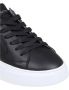 Philippe Model Zwarte Witte Leren Sneakers Black Heren - Thumbnail 3