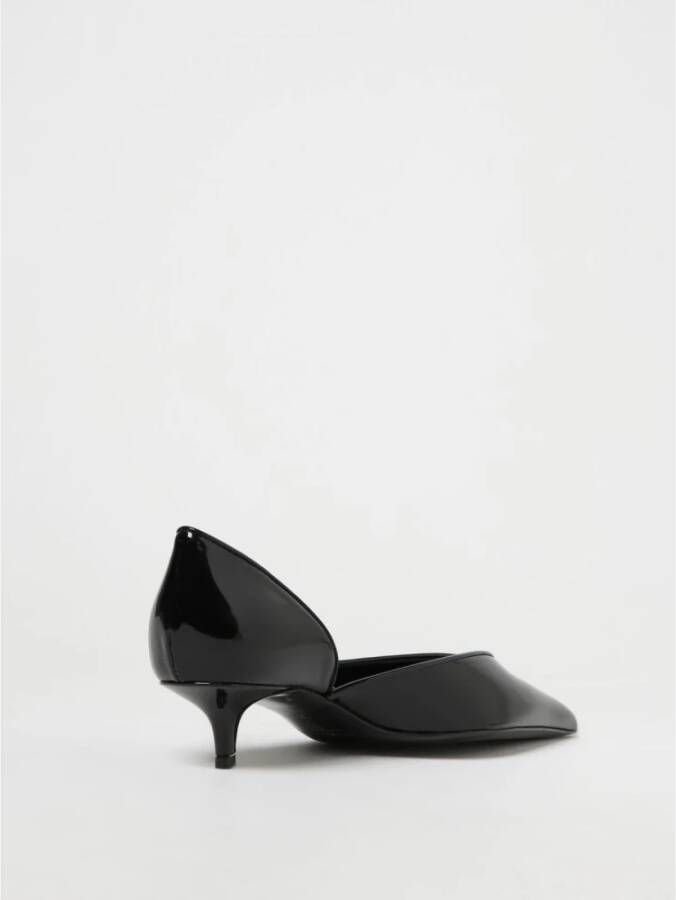 Philosophy di Lorenzo Serafini Zwarte lakleren pumps met kittenhak