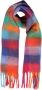 Pieces Regenboog Geruite Fringe Sjaal - Thumbnail 2