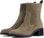 Piedi Nudi Enkellaarsjes Dames Laarzen Damesschoenen Suède 2679-02.01PN Beige - Thumbnail 3