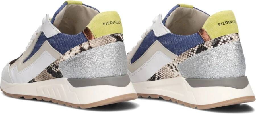Piedi Nudi Zilveren Lage Dames Sneakers