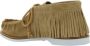 Pierre Hardy Loafers van suède met franjedetail Beige Dames - Thumbnail 7