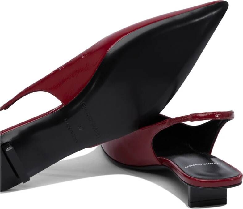Pierre Hardy Rode Leren Hakken Schoenen