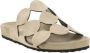 Pierre Hardy Suède Sandalen met Ronde Neus en Bubble Patroon Beige Dames - Thumbnail 6