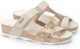 Pikolinos Beige Leren Sleehak Sandalen Beige Dames - Thumbnail 4
