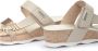 Pikolinos Beige Leren Sleehak Sandalen Beige Dames - Thumbnail 5