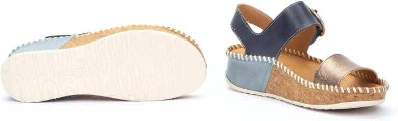 Pikolinos Blauwe damessandaal zomercollectie