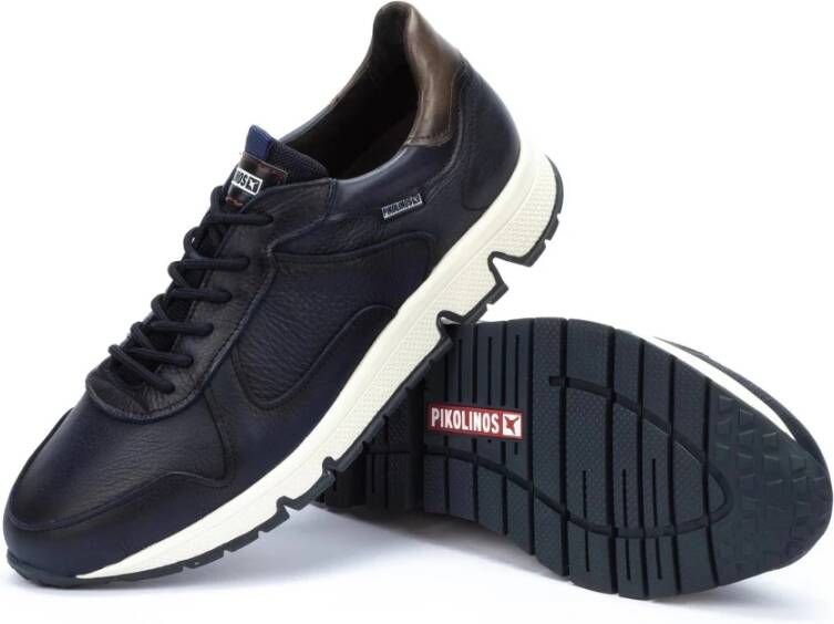 Pikolinos Blauwe Herensneaker Ferrol Stijl