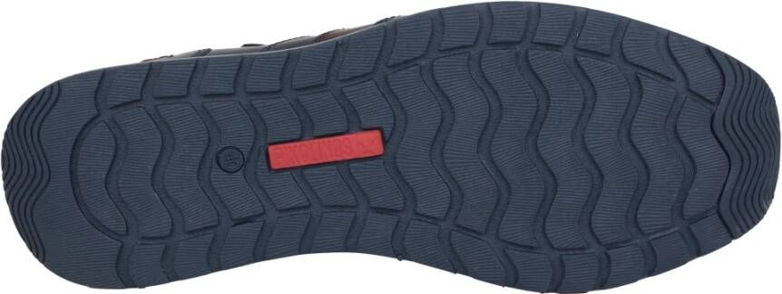 Pikolinos Blauwe Leren Herensneaker