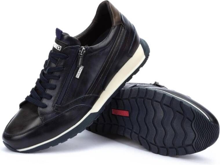 Pikolinos Blauwe vetersneaker voor heren Blue Heren