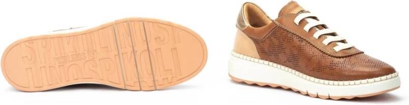 Pikolinos Bruine Dames Sneaker Comfortabel en Flexibel