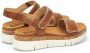 Pikolinos Bruine damessandaal Palma stijl Brown Dames - Thumbnail 5