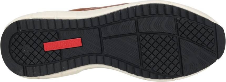 Pikolinos Bruine Damessneaker Stijlvolle Leren Schoenen