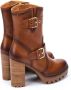 Pikolinos Bruine hoge leren laars Brown Dames - Thumbnail 4