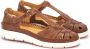 Pikolinos Bruine leren sleehak sandaalcollectie Brown Dames - Thumbnail 3