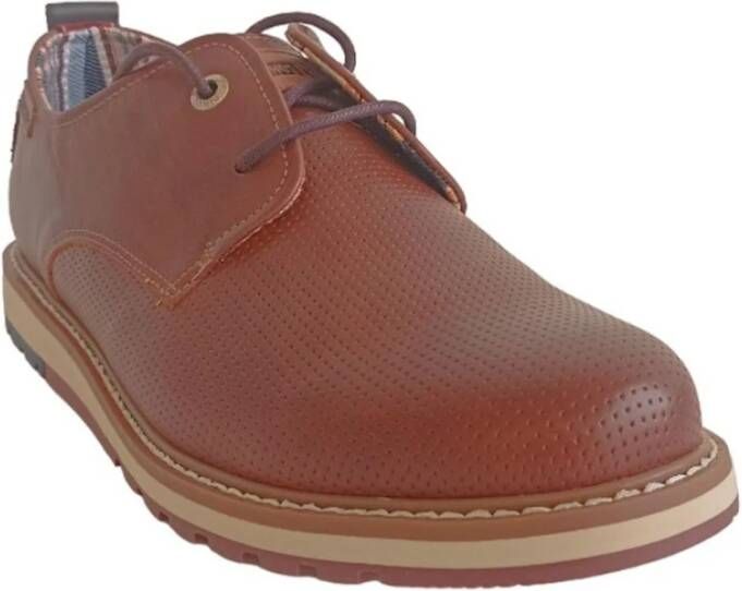 Pikolinos Casual herenschoenen in camelkleurig leer Brown Heren