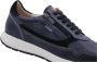 Pikolinos Blauwe Leren Sneaker Lichtgewicht Zool - Thumbnail 2