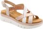 Pikolinos Beige Casual Leren Dames Sandalen Beige Dames - Thumbnail 10