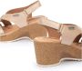 Pikolinos Comfortabele Arenales Sleehak Sandalen Beige Dames - Thumbnail 4