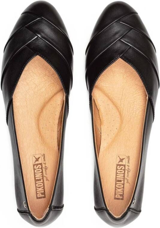 Pikolinos Comfortabele ballerina schoenen voor dagelijks gebruik Black Dames