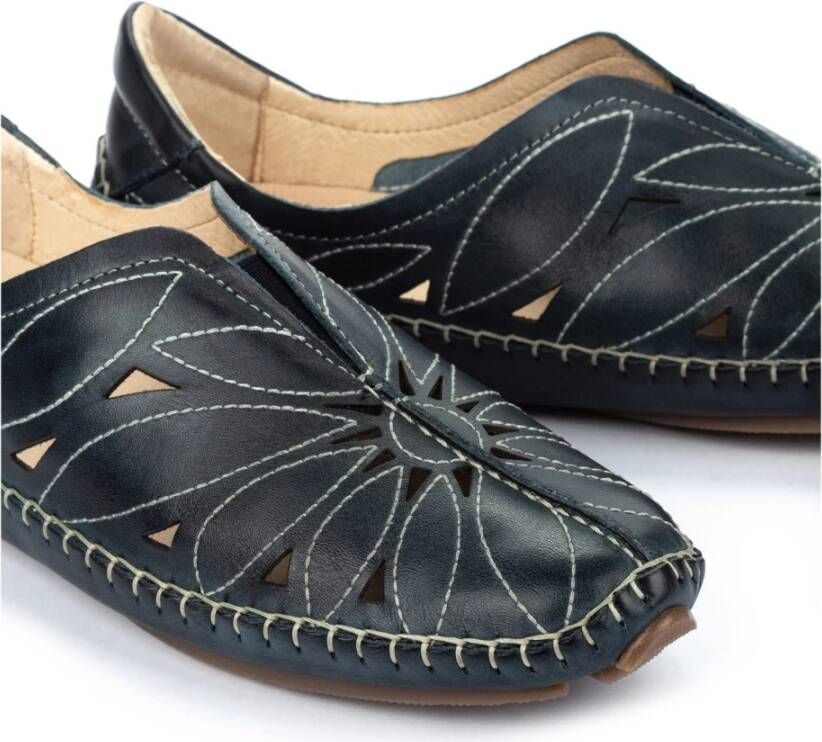 Pikolinos Comfortabele Blauwe Dames Loafer Blue Dames