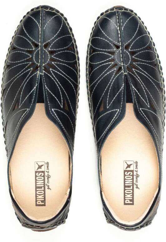 Pikolinos Comfortabele Blauwe Dames Loafer Blue Dames