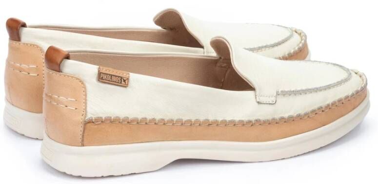 Pikolinos Comfortabele damesloafer Off White Dames