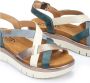 Pikolinos Comfortabele 'Palma' Sandalen Blue Dames - Thumbnail 4