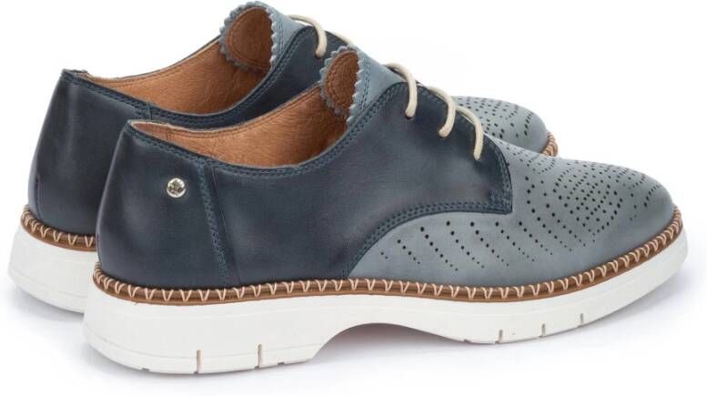 Pikolinos Comfortabele veterschoenen voor dames Blue Dames