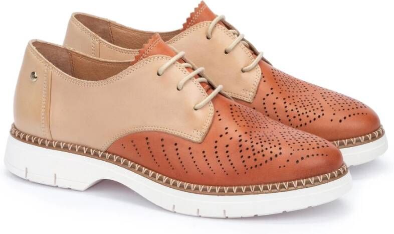 Pikolinos Comfortabele veterschoenen voor dames Brown Dames