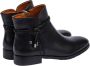 Pikolinos Dames Casual Zwarte Leren Enkellaars Black Dames - Thumbnail 5
