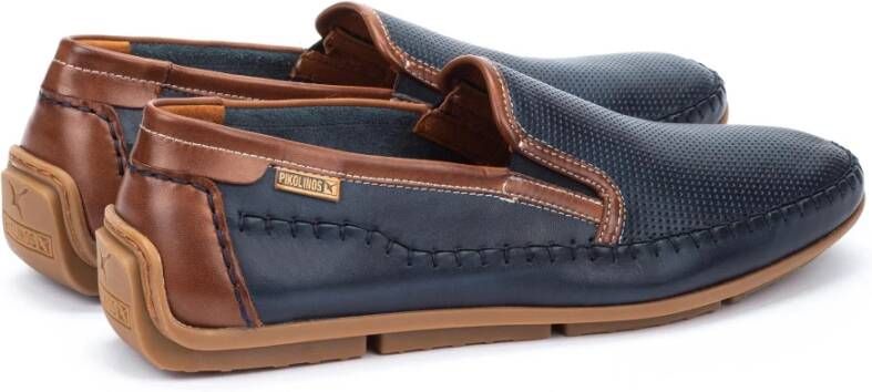 Pikolinos Elegante Conil Leren Loafer voor Heren Blue Heren