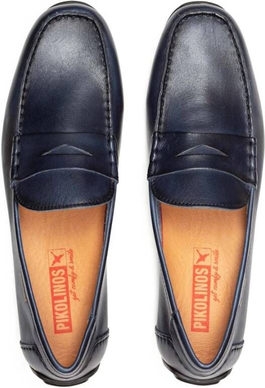 Pikolinos Elegante Conil Leren Loafer voor Heren Blue Heren