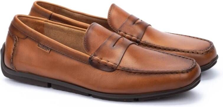 Pikolinos Elegante Conil Leren Loafer voor Heren Brown Heren