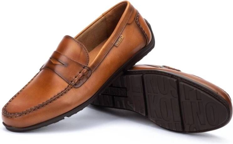 Pikolinos Elegante Conil Leren Loafer voor Heren Brown Heren