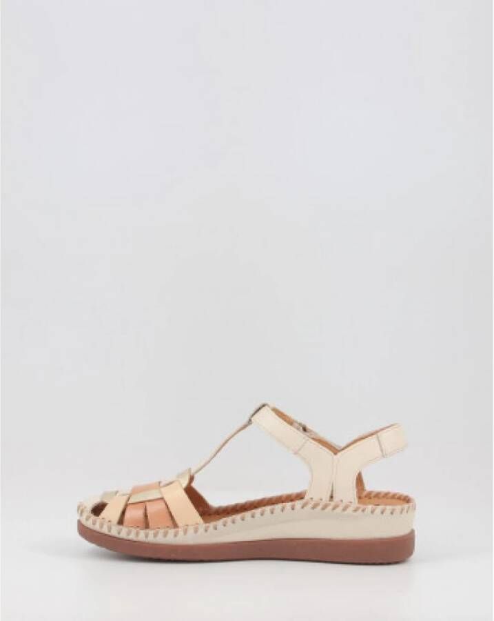 Pikolinos Flat Sandals Beige Dames