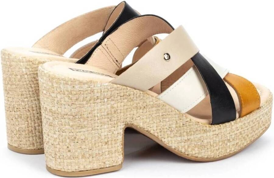 Pikolinos Flat Sandals Beige Dames