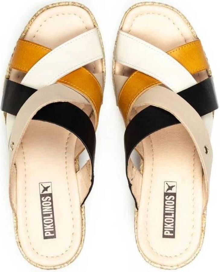 Pikolinos Flat Sandals Beige Dames